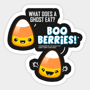 Corny Candy Corn Joke Sticker